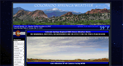 Desktop Screenshot of cospringsweather.com